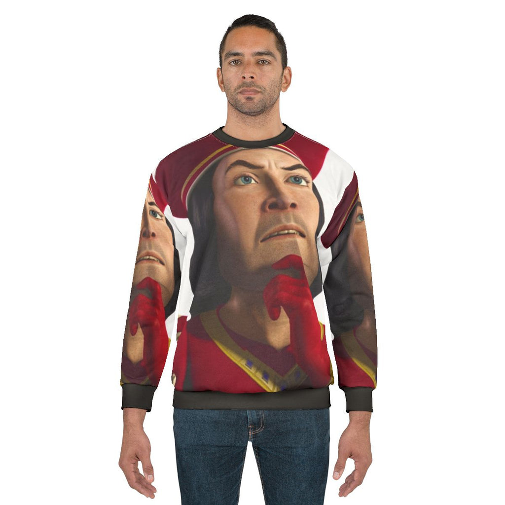 Lord Farquaad Cartoon Character Graphic Sweatshirt