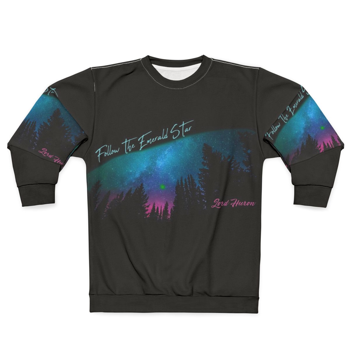 Lord Huron Vide Noir Galaxy Print Sweatshirt