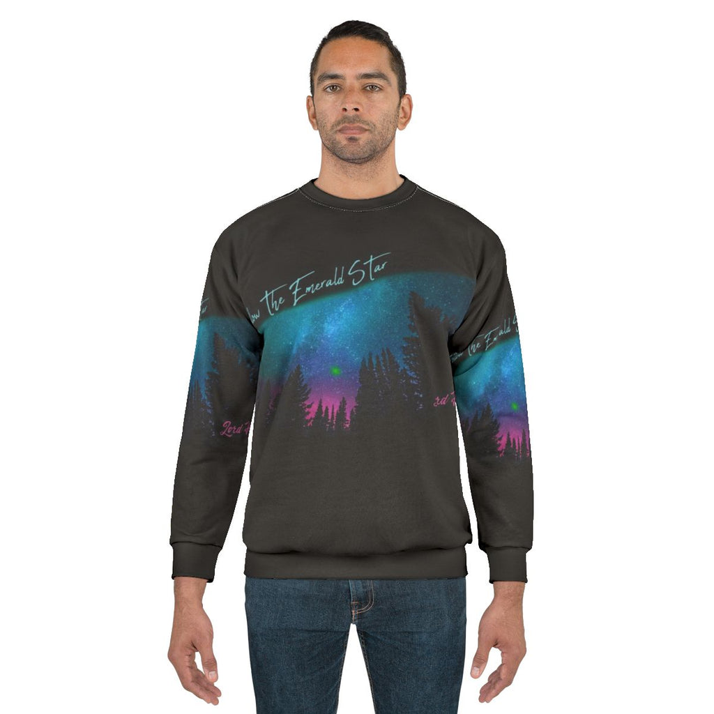 Lord Huron Vide Noir Galaxy Print Sweatshirt