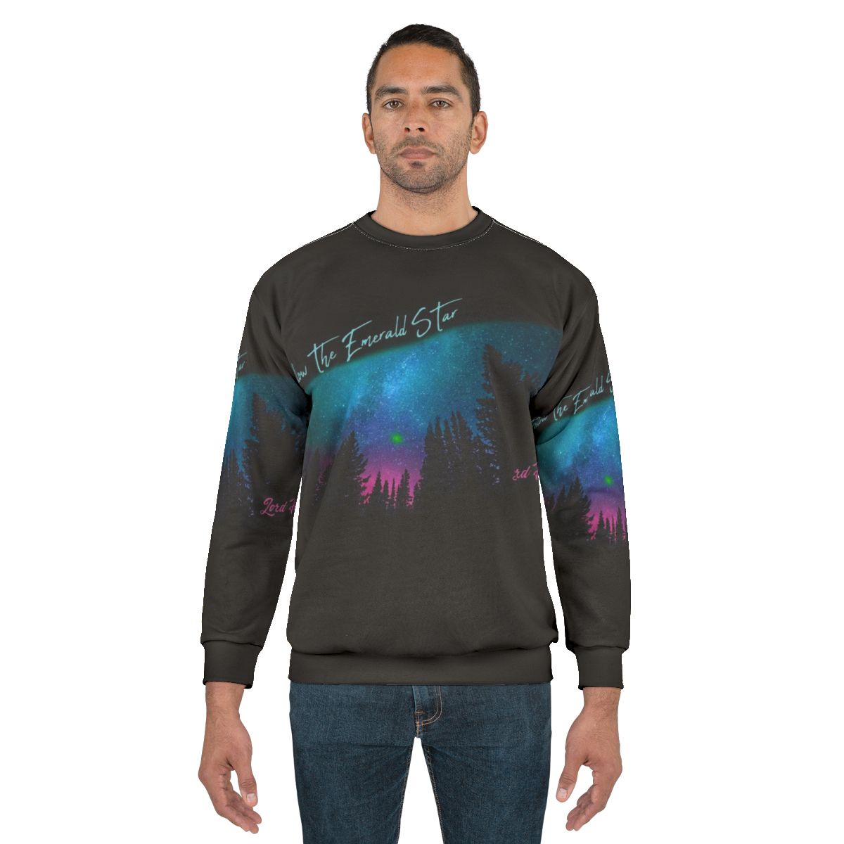 Lord Huron Vide Noir Galaxy Print Sweatshirt