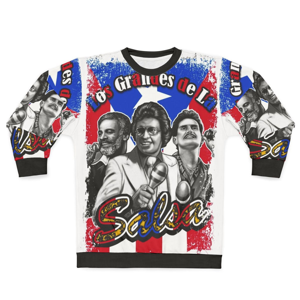 Sweatshirt featuring legendary Cuban salsa singers