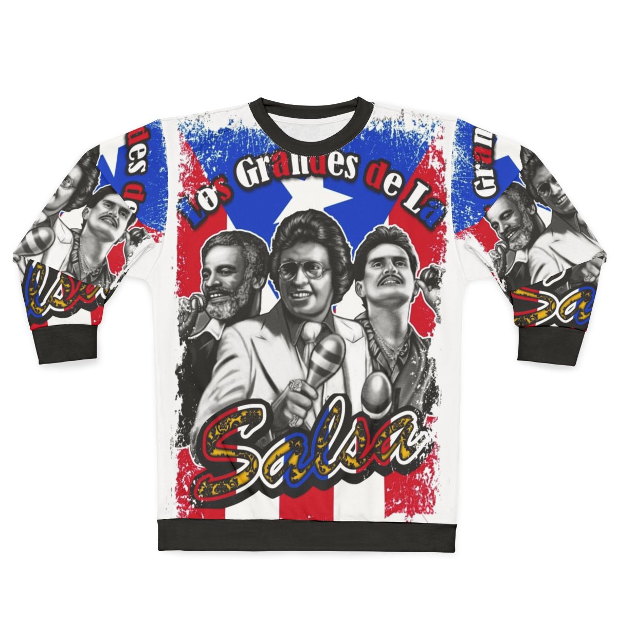 Sweatshirt featuring legendary Cuban salsa singers