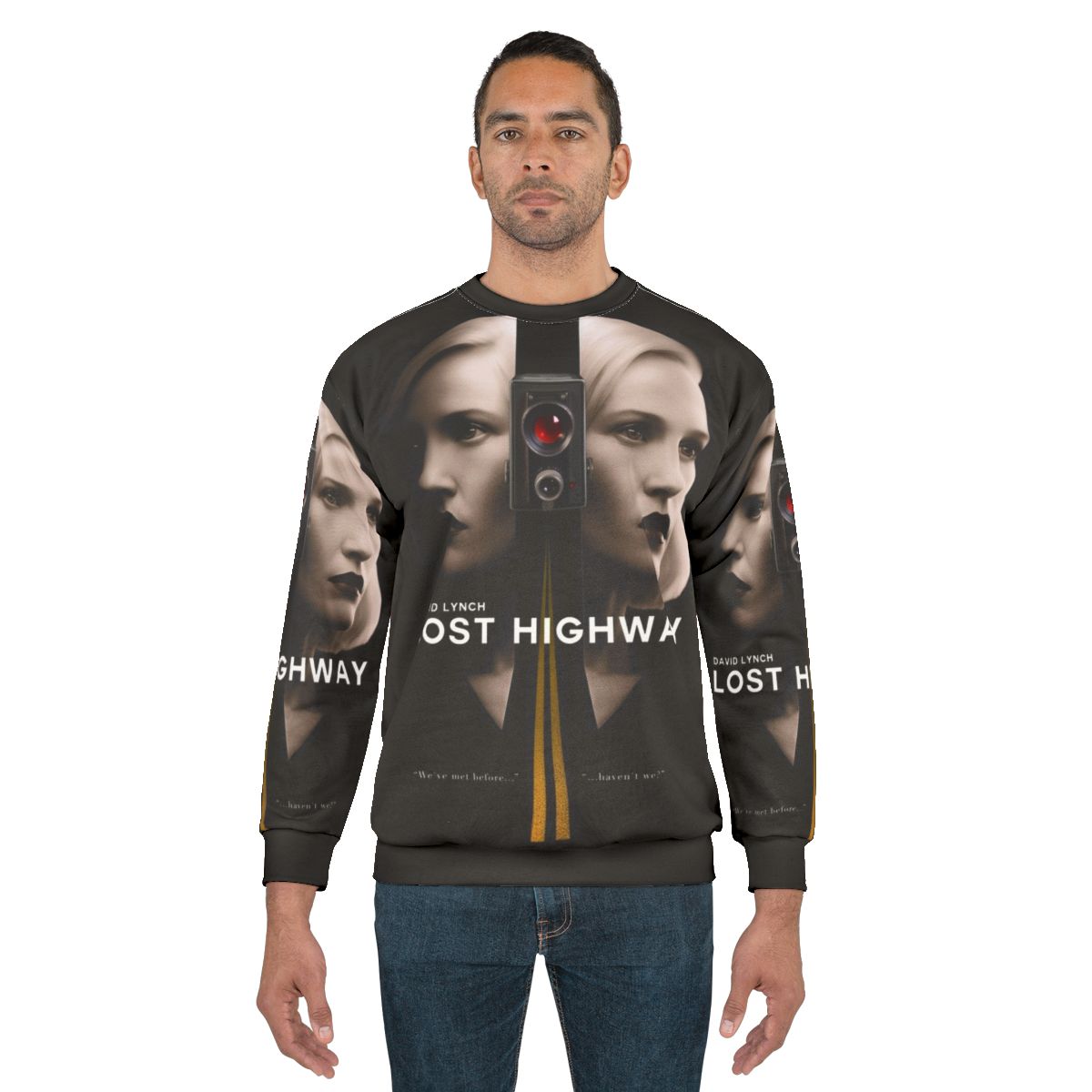 "Lost Highway" David Lynch movie-inspired sweatshirt