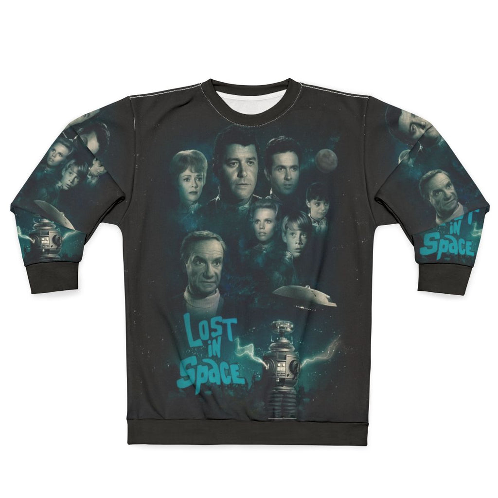 Retro "Lost in Space" themed sweatshirt