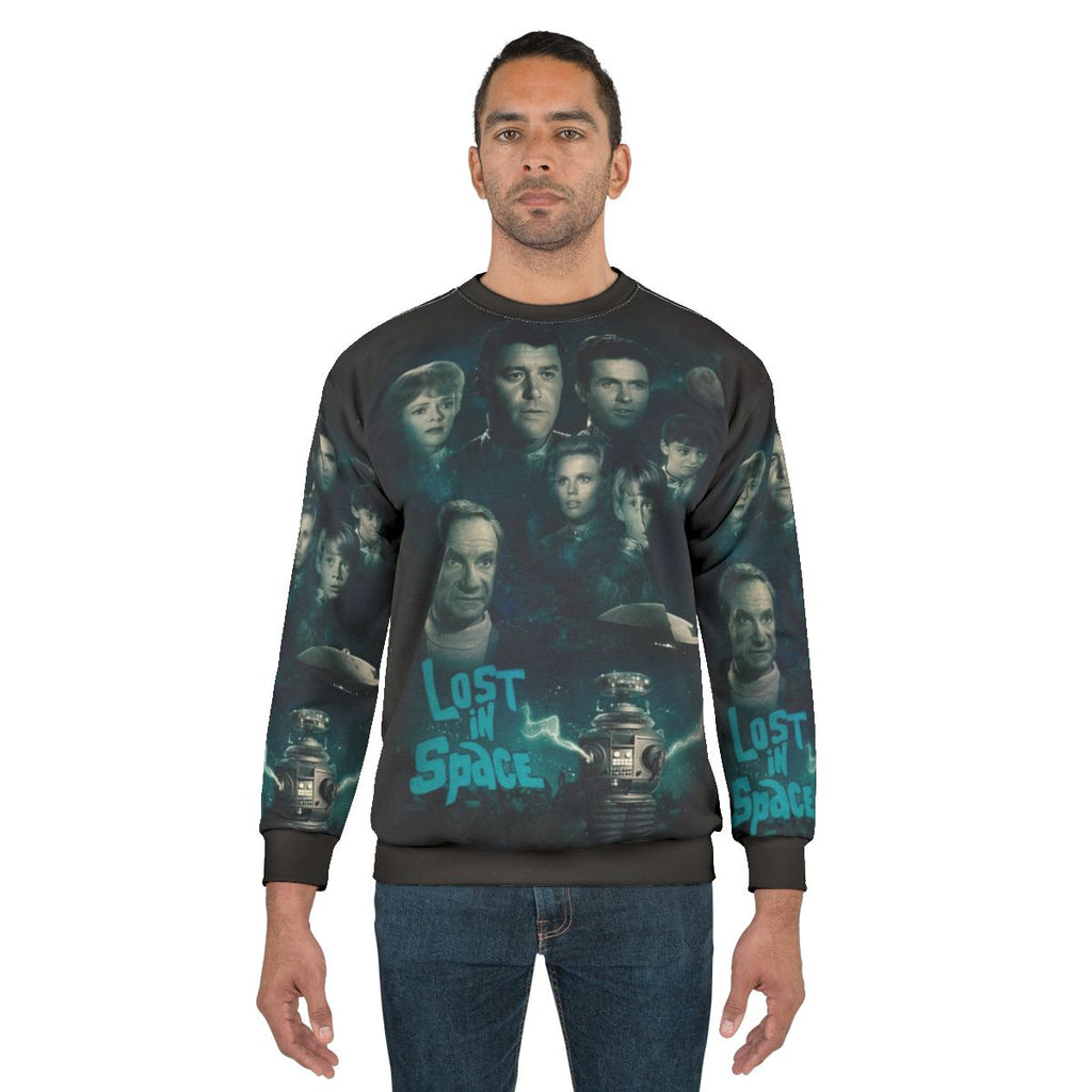 Retro "Lost in Space" themed sweatshirt