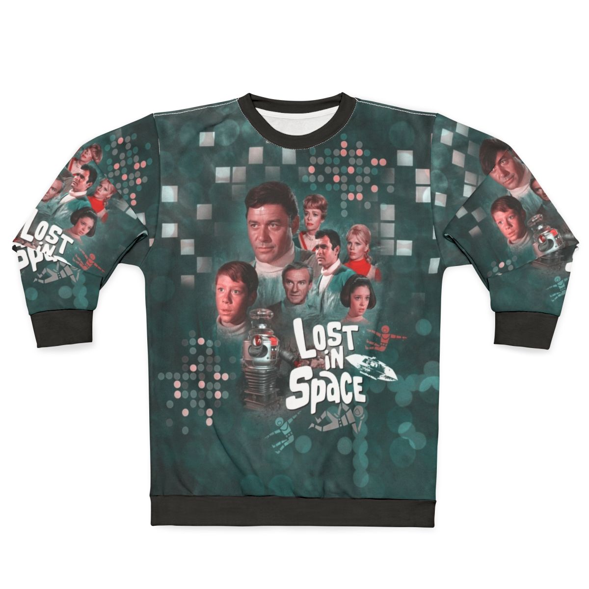 "Lost in Space" sci-fi themed sweatshirt