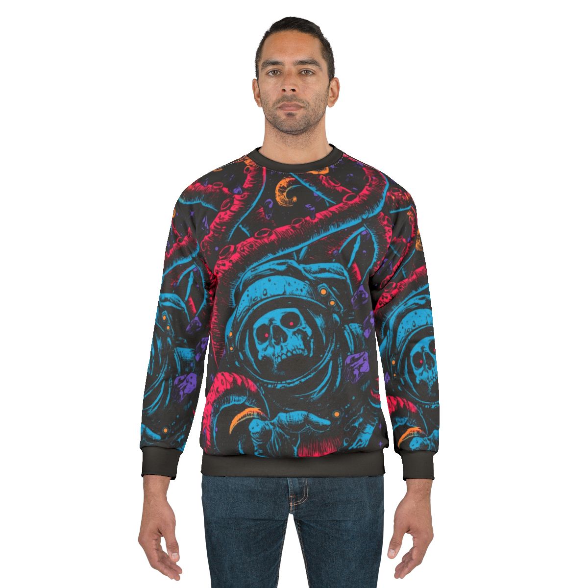Spooky Lost Sweatshirt 2 - Colorful Surreal Graphic Sweatshirt