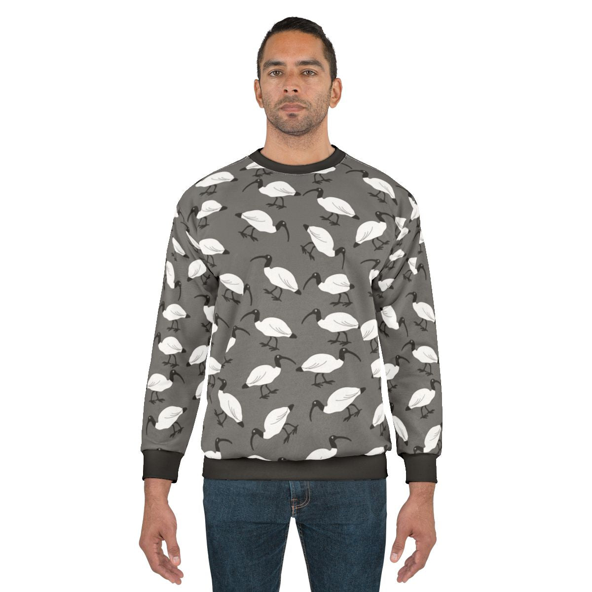 Australian bin chickens pattern sweatshirt