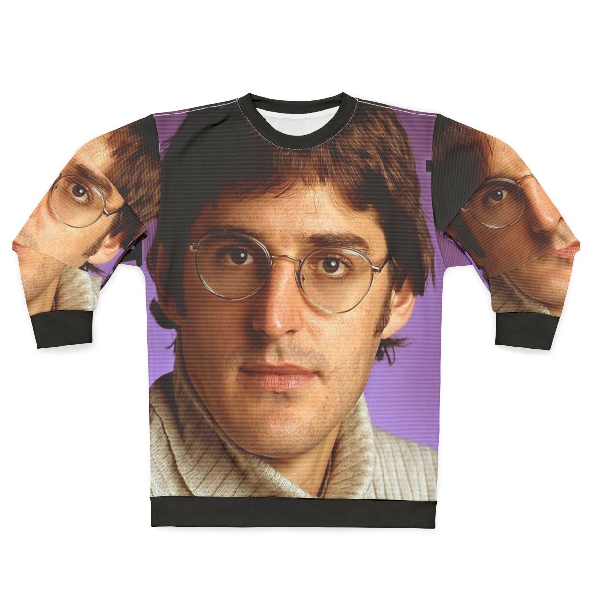 Louis Theroux Retro BBC Documentary All Over Print Sweatshirt