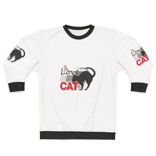 Love Cat 2 Sweatshirt for Cat Lovers