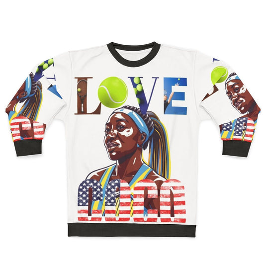 Coco Gauff Inspired Tennis Sweatshirt