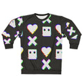 Love Death Robots Glitch Effect Cyberpunk Sweatshirt