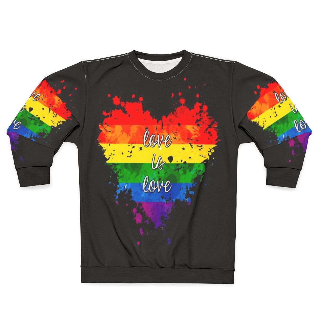 Love Is Love Rainbow Pride Sweatshirt