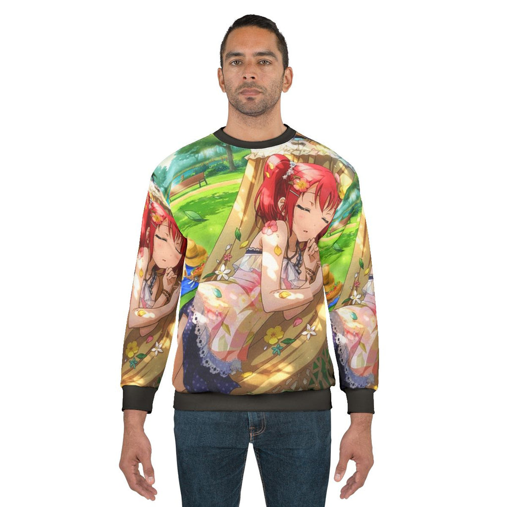 Aqours anime kawaii spring sweatshirt featuring Love Live Sunshine characters