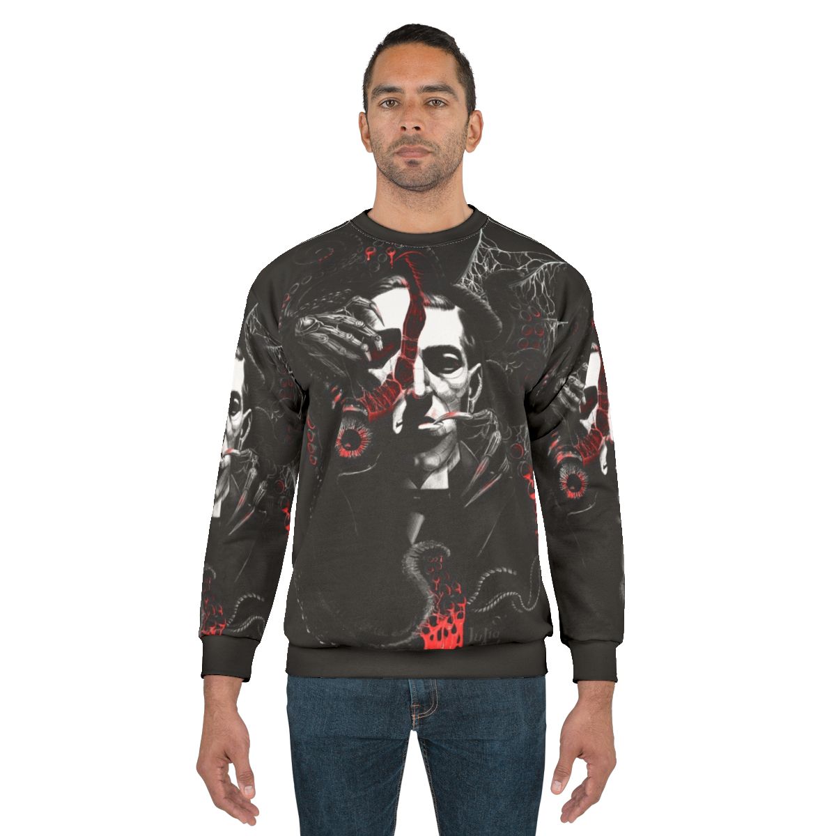 Lovecraft inspired Cthulhu fan art sweatshirt