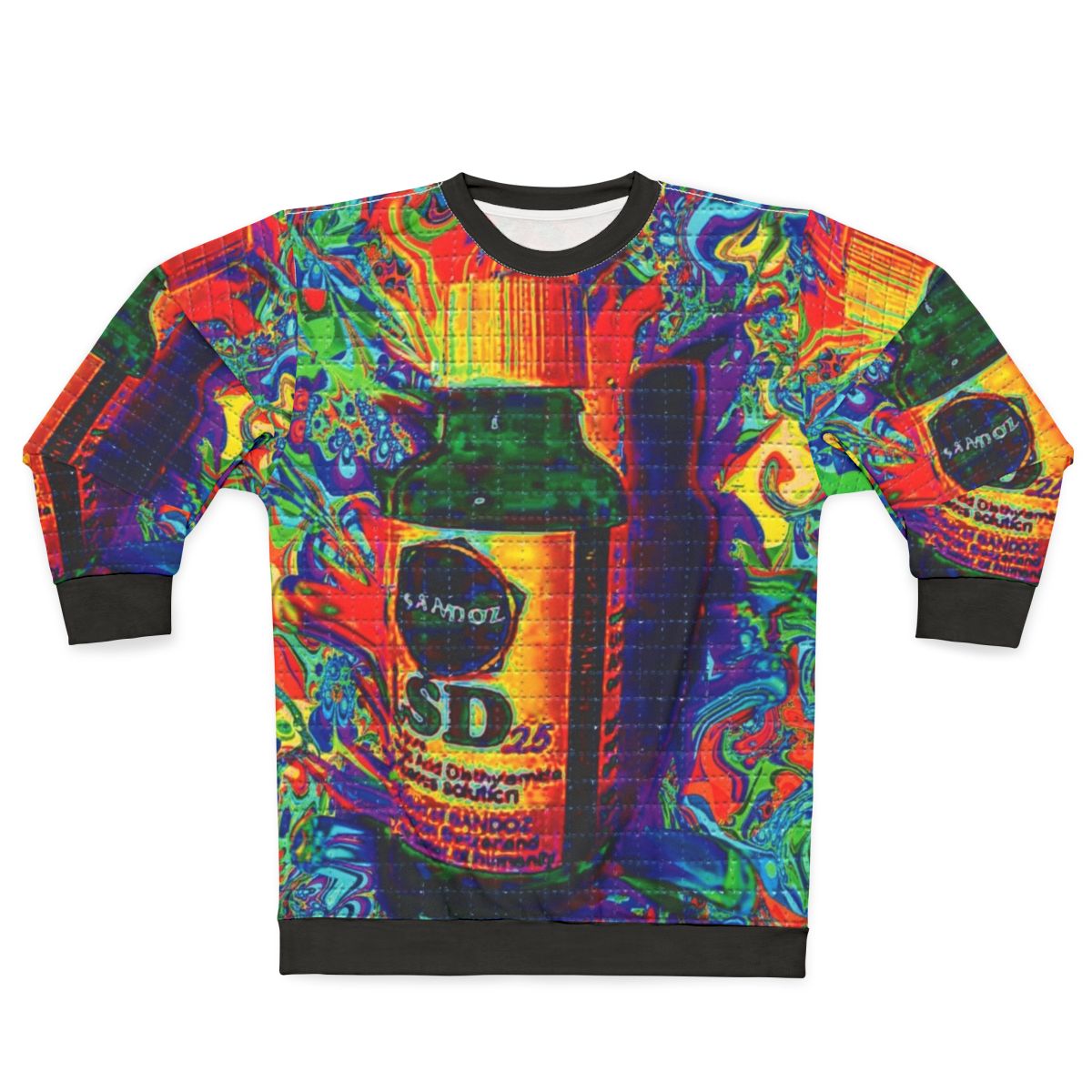 Psychedelic LSD 25 Sandoz Vial Blotter Art Sweatshirt