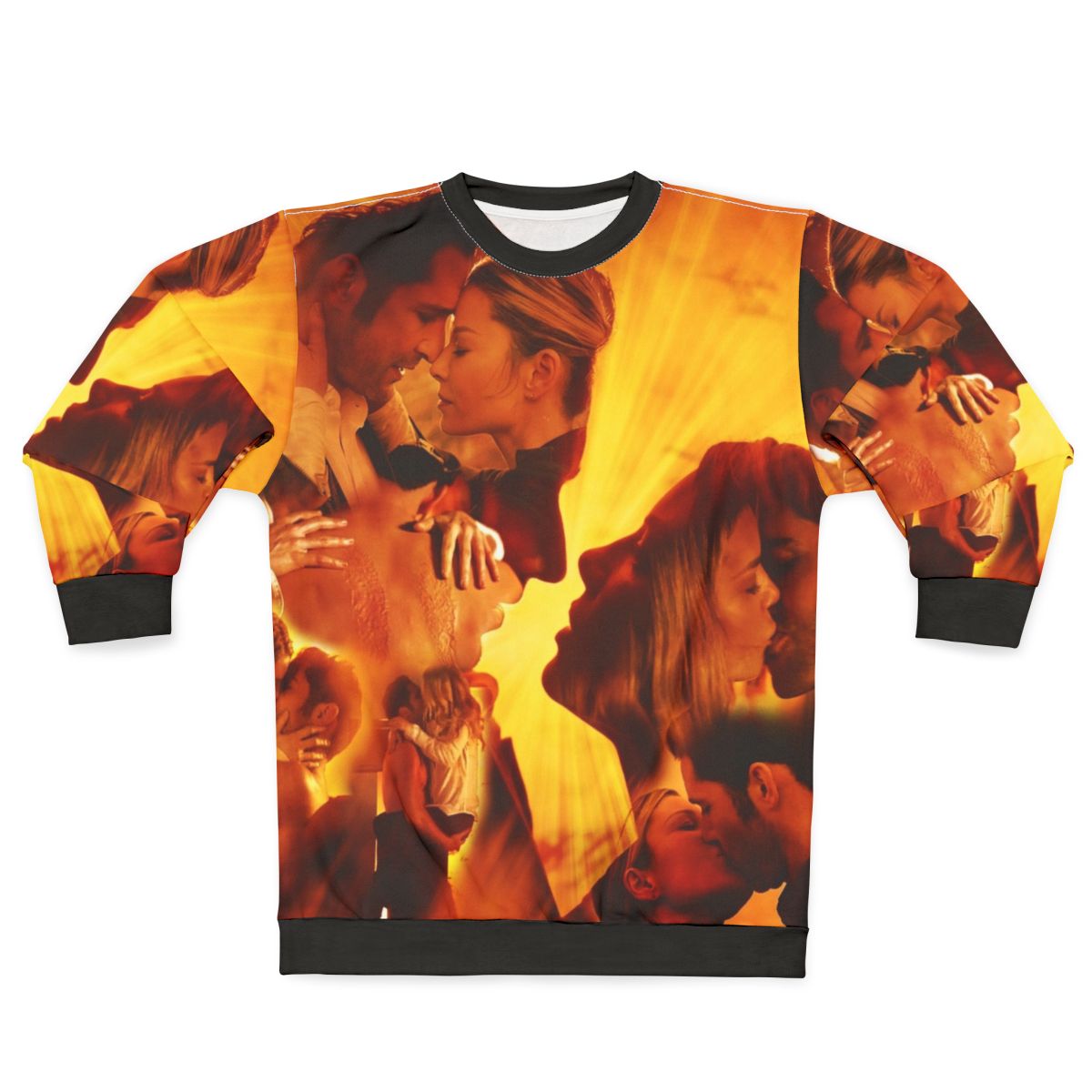 Lucifer and Chloe Collage Sweatshirt