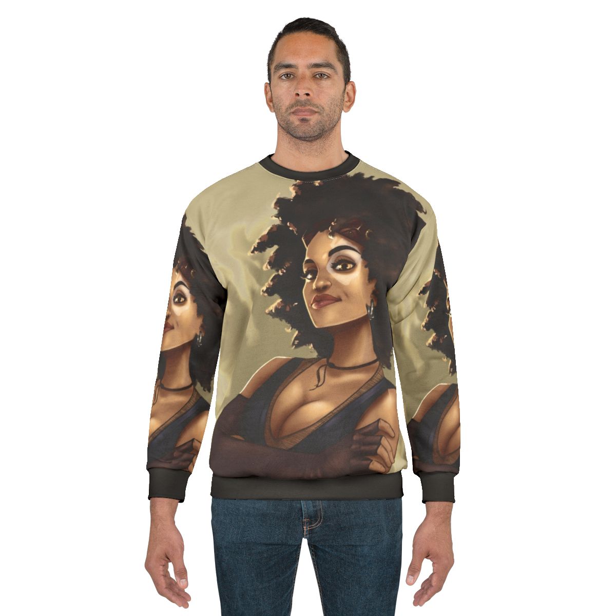 Lucky Deadpool Domino Comic Book Superhero Sweatshirt