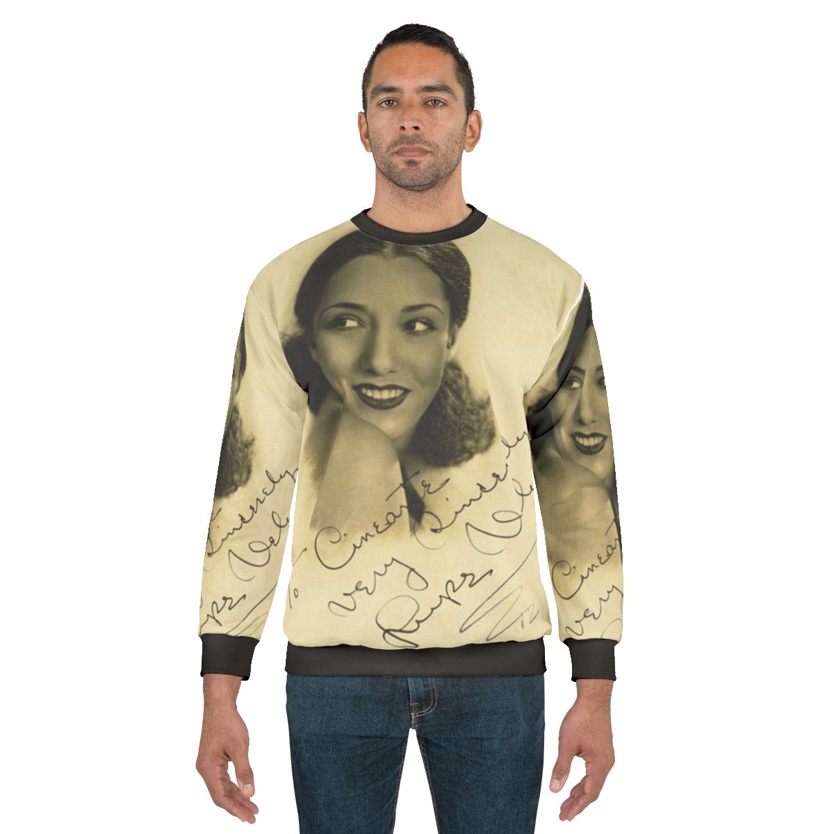 Lupe Velez Signed Vintage Hollywood Sweatshirt