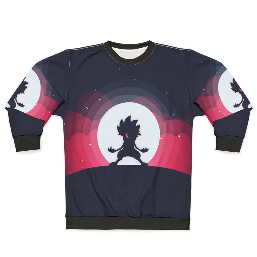 Lycanroc Pokemon Sweatshirt with Moon Design