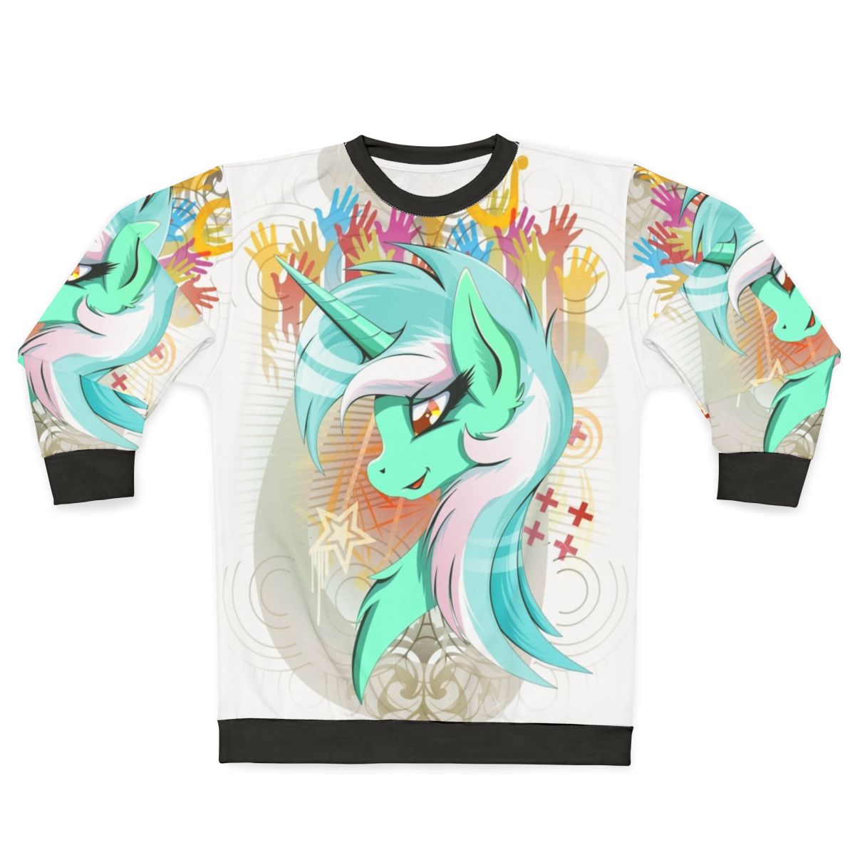 Lyra Heartstrings My Little Pony Sweatshirt with Hands Design