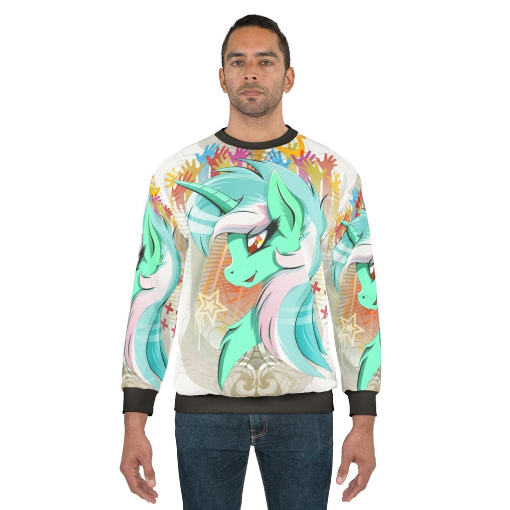 Lyra Heartstrings My Little Pony Sweatshirt with Hands Design
