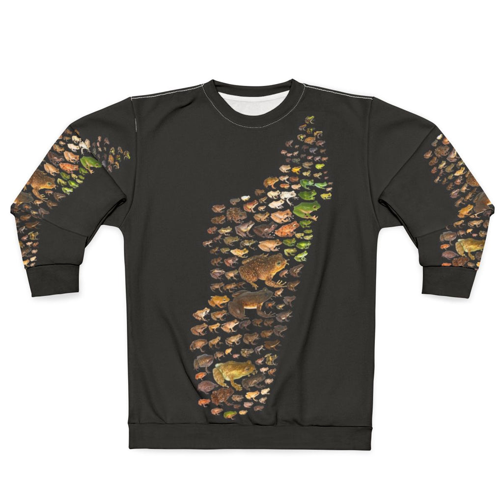 Madagascar Frog Sweatshirt - Colorful Frog Illustration