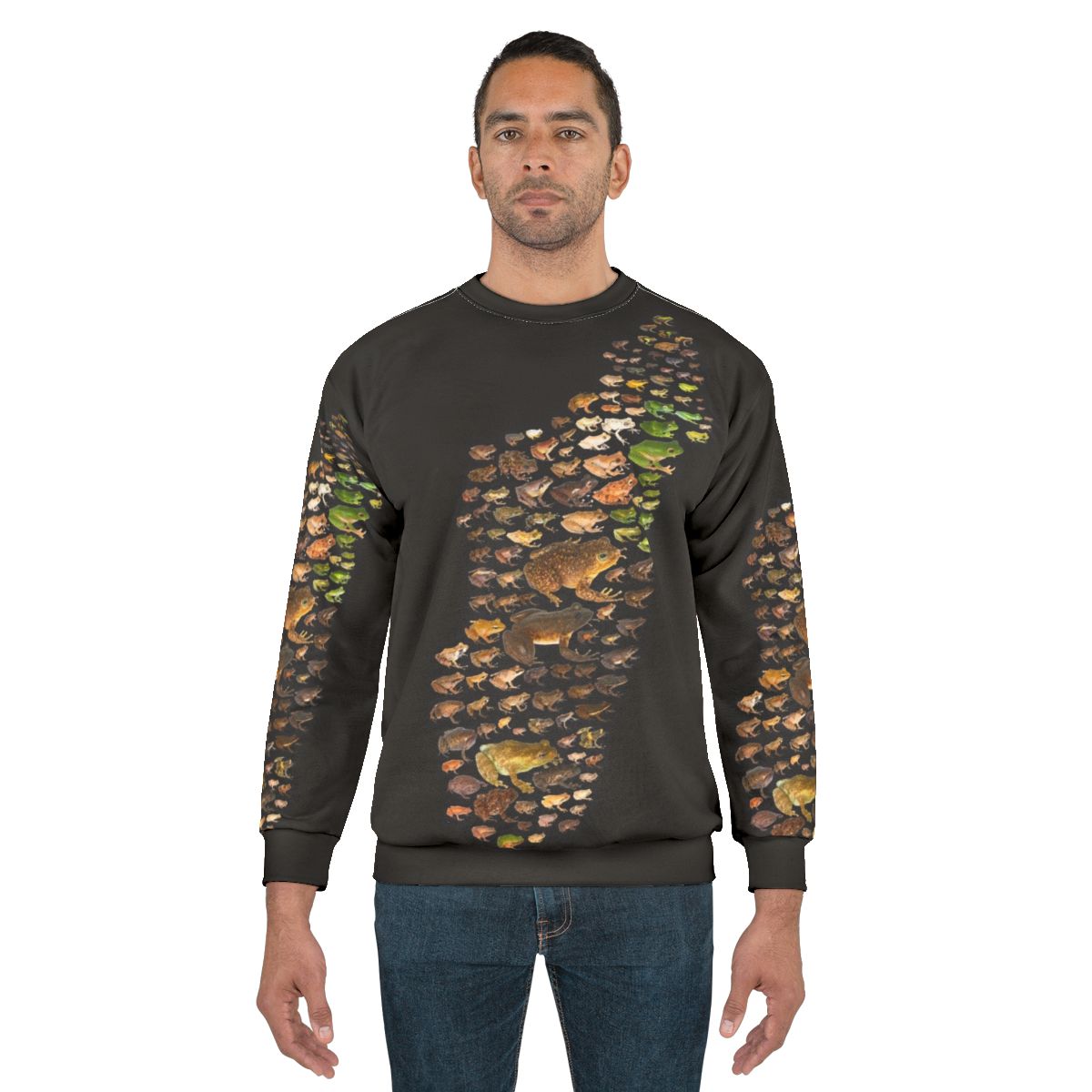 Madagascar Frog Sweatshirt - Colorful Frog Illustration