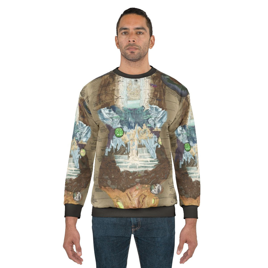 Made in Abyss Abyss Chart Graphic Sweatshirt