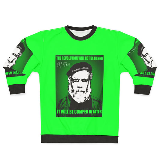 Madgod stop motion animation sweatshirt featuring dark, horror-inspired artwork