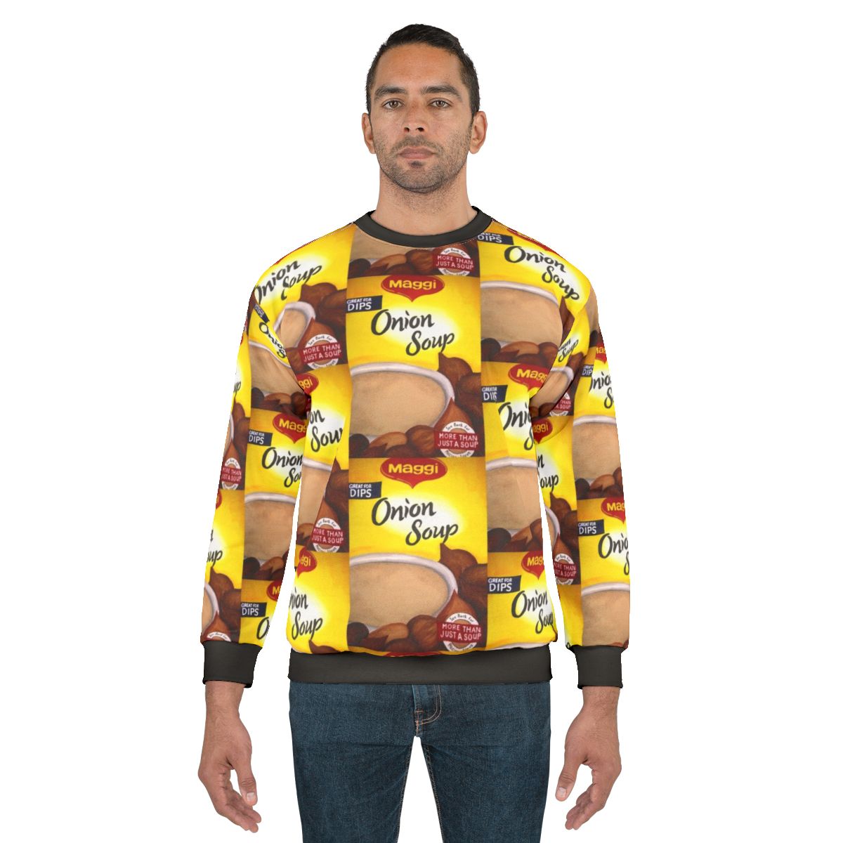 Maggie Onion Soup Sweatshirt featuring Kiwiana inspired New Zealand art by Mandii Pope