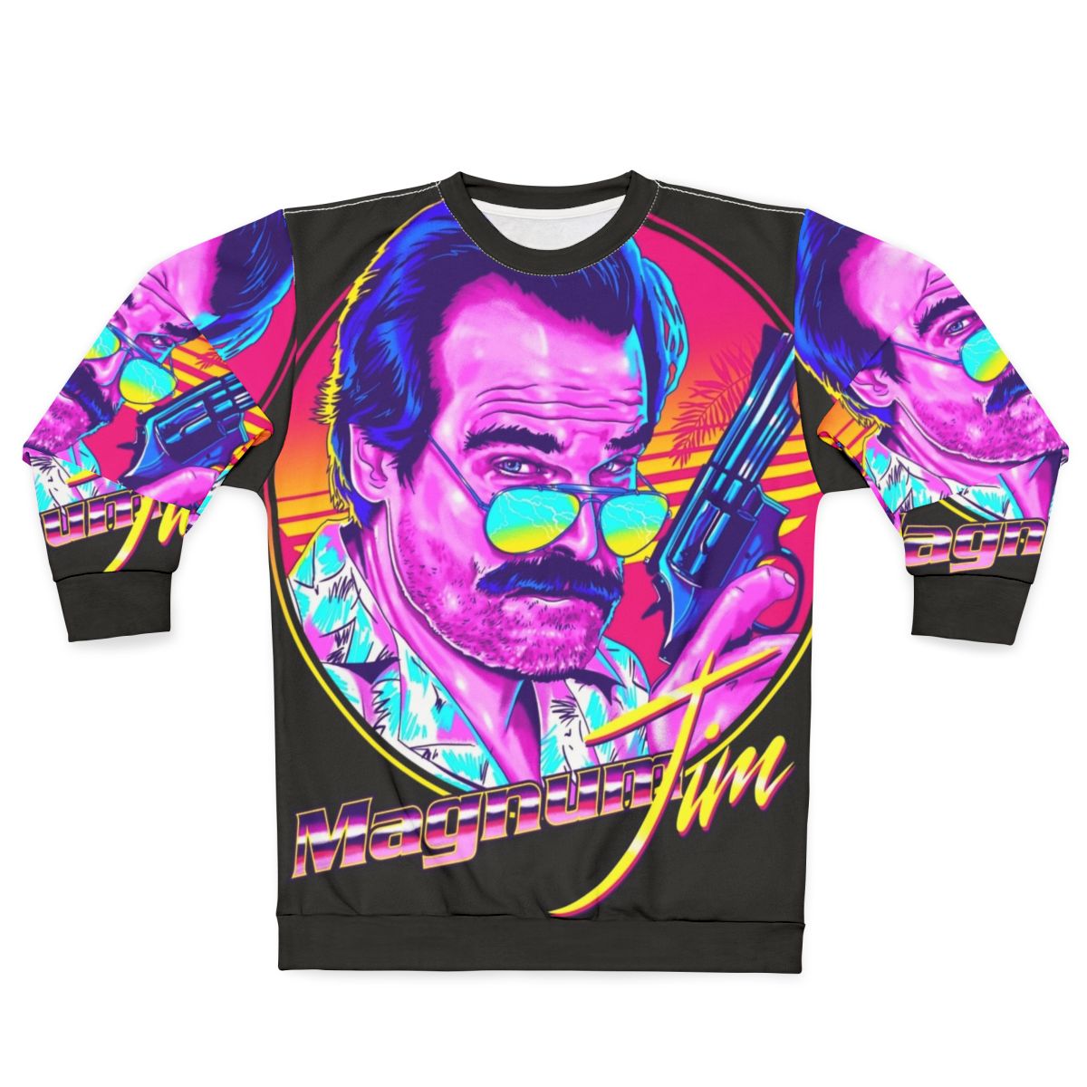Magnum Jim Stranger Things Artwork Sweatshirt