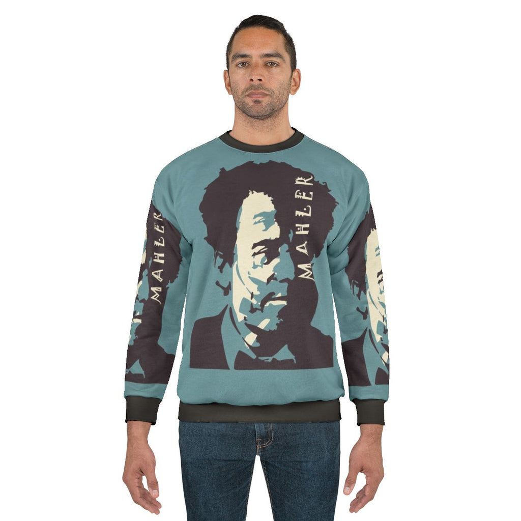Mahler Blue Vintage Sweatshirt