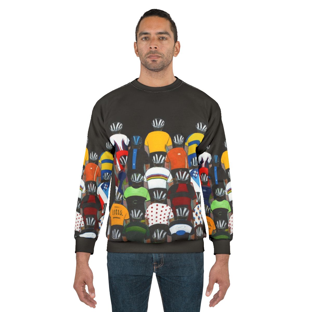 Cycling Team Sweatshirt featuring Tour de France 2015 design