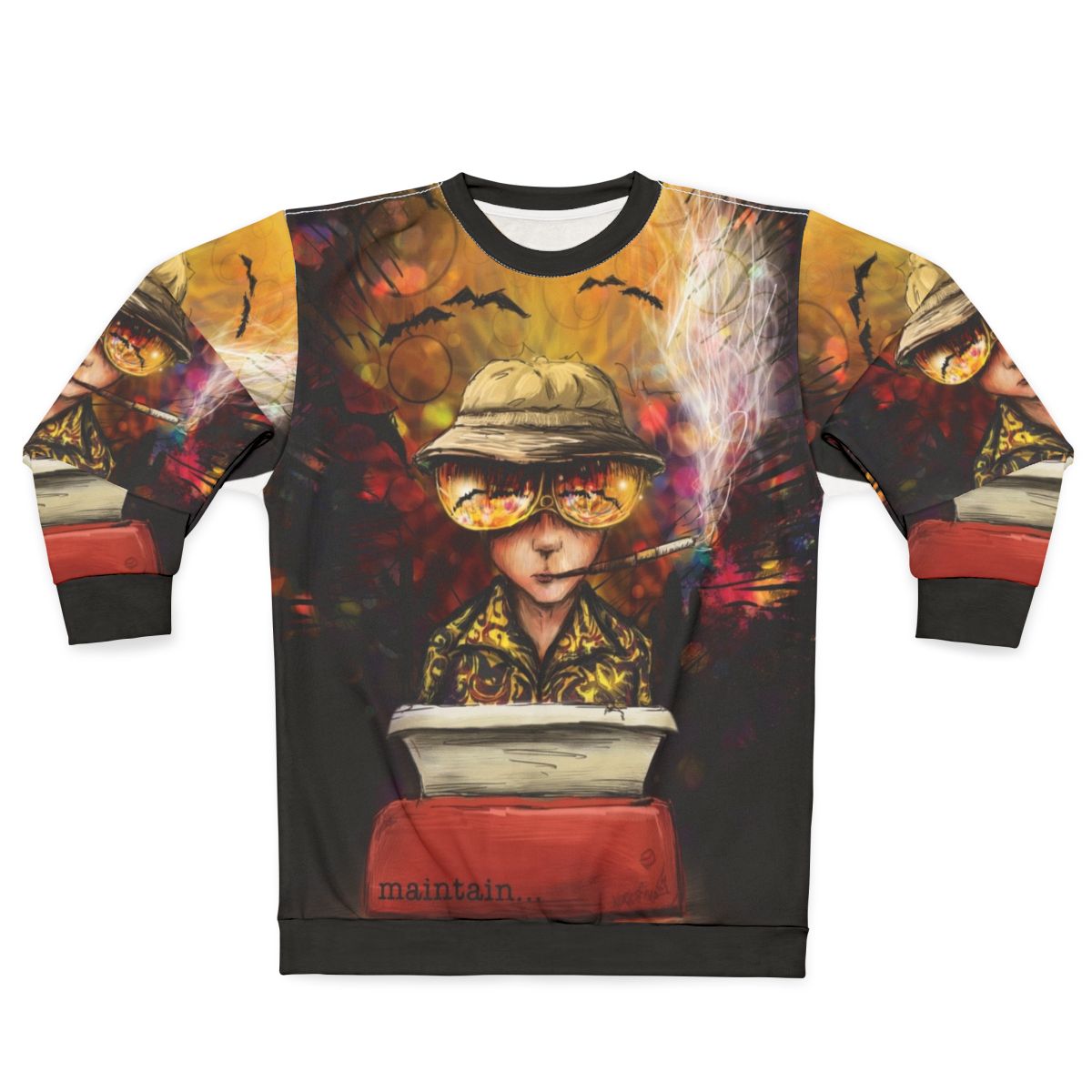 Maintain Sweatshirt with Hunter S. Thompson inspired design