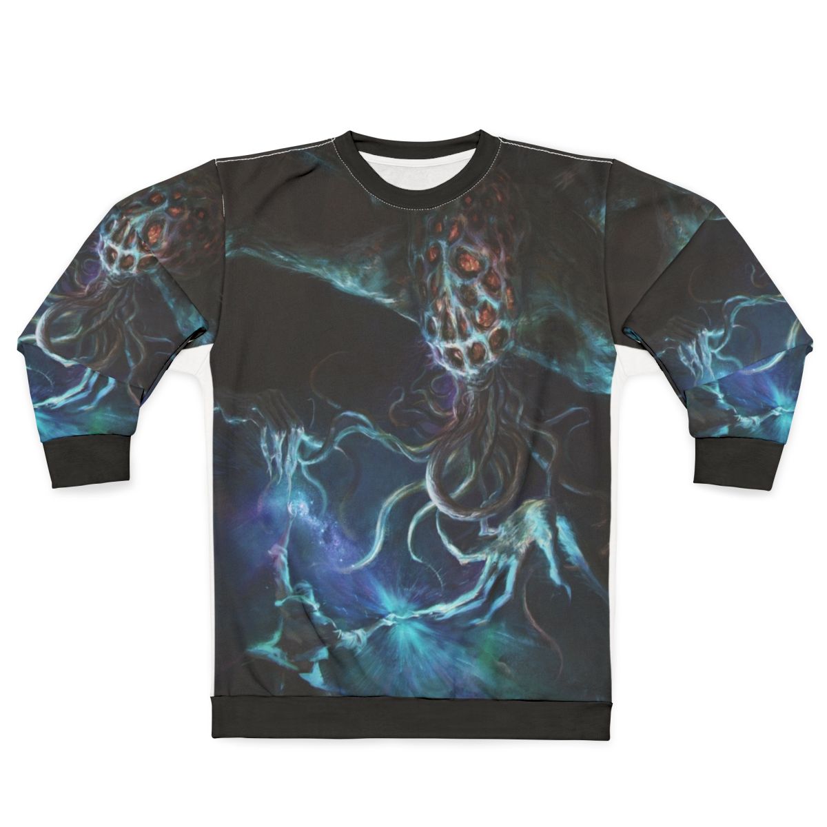 Psychedelic 'Make Contact' sci-fi sweatshirt