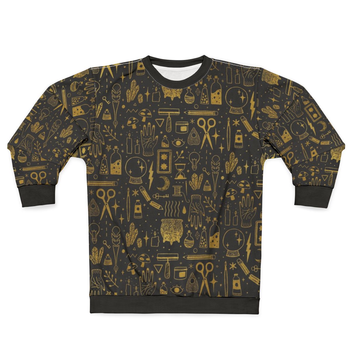 Magical "Make Magic" sweatshirt with occult and witchcraft design