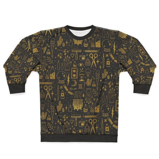 Magical "Make Magic" sweatshirt with occult and witchcraft design