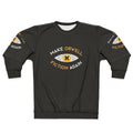 "Make Orwell Fiction Again" dystopian literature philosophy sweatshirt