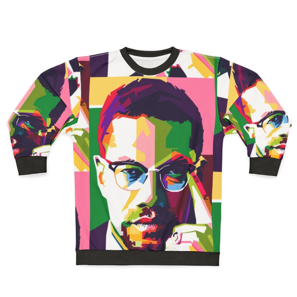 Malcolm X Sweatshirt - Tribute to Civil Rights Activist