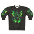Maleficium sweatshirt featuring a sleeping beauty villain and dragon design