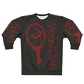 Malkavian V5 Vampire Sweatshirt with Gothic and Insanity Motifs