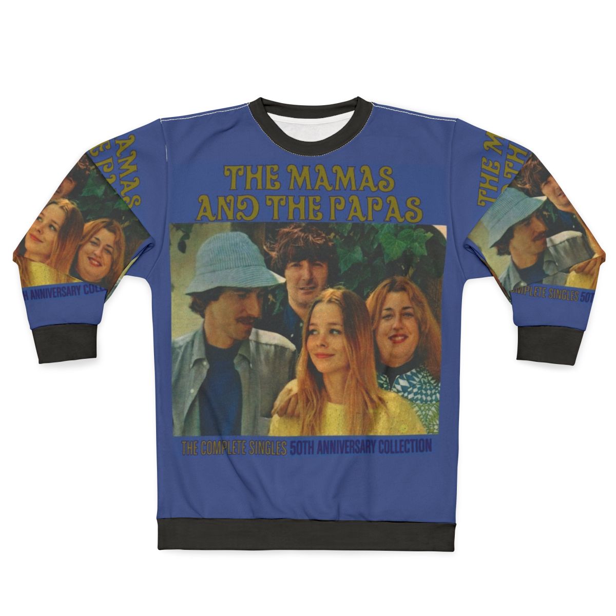 Mamas and Papas 1960s 1970s Blue Sweatshirt
