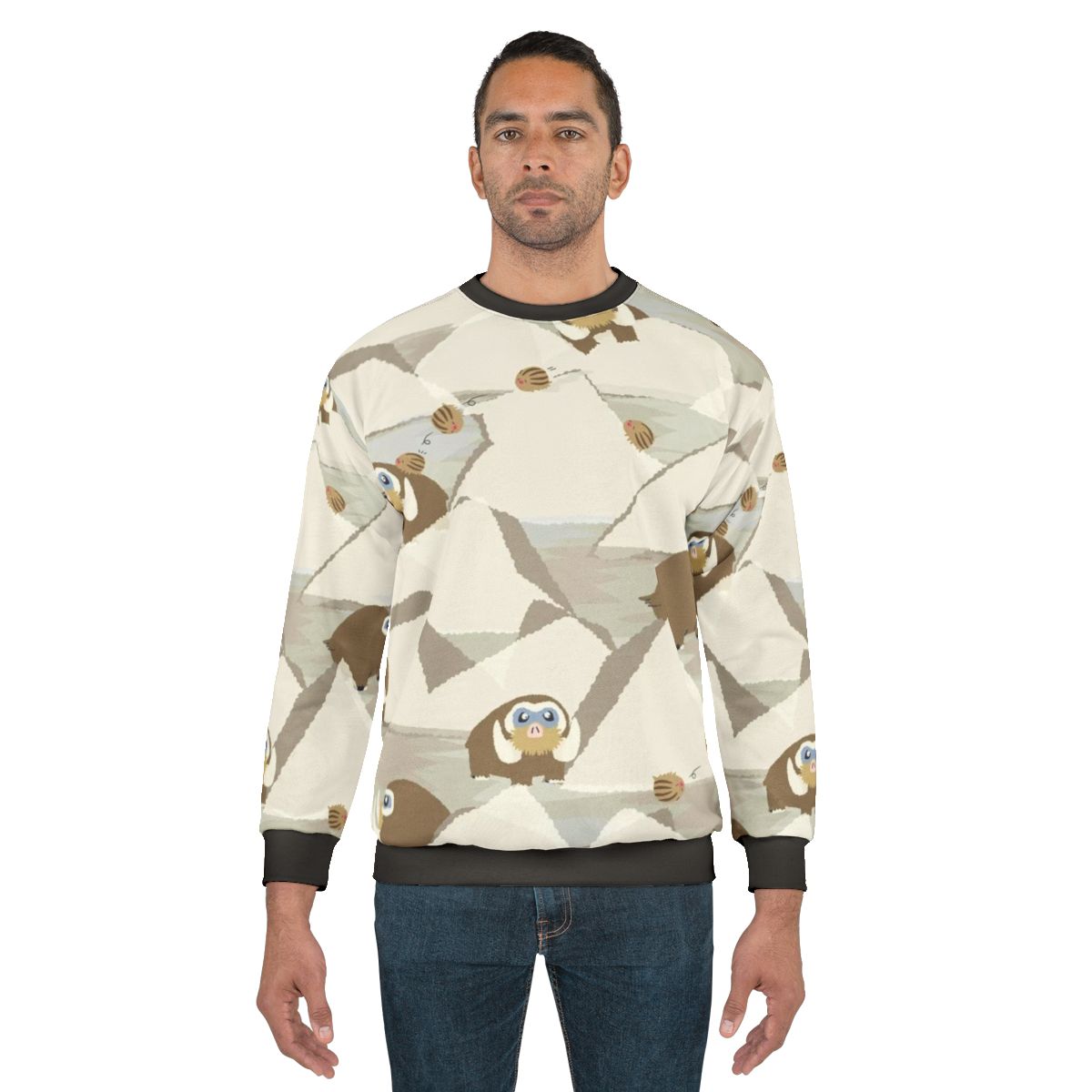 Mamoswine anime inspired elephant graphic sweatshirt