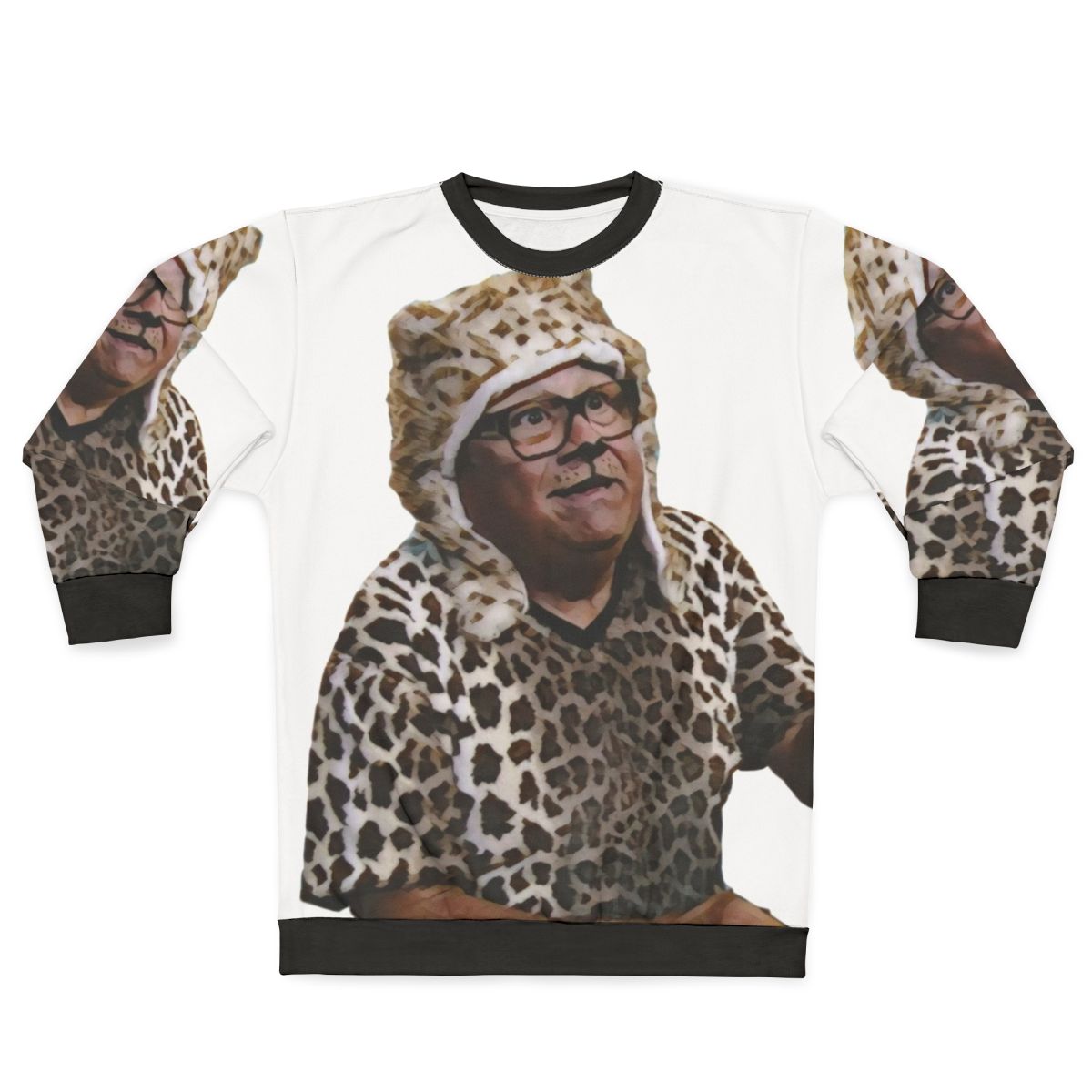 Cheetah print sweatshirt for men
