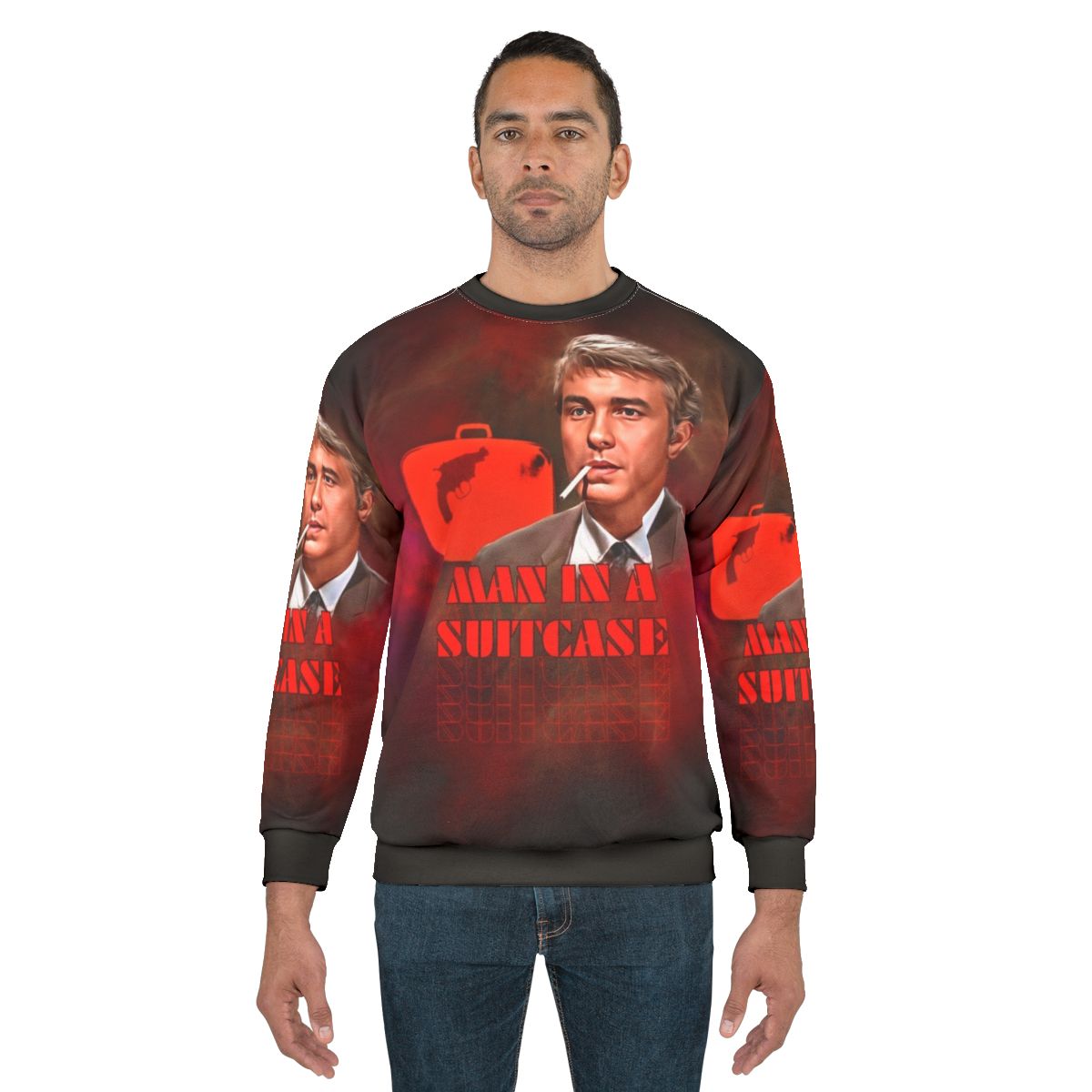 Vintage "Man in a Suitcase" TV Show Sweatshirt