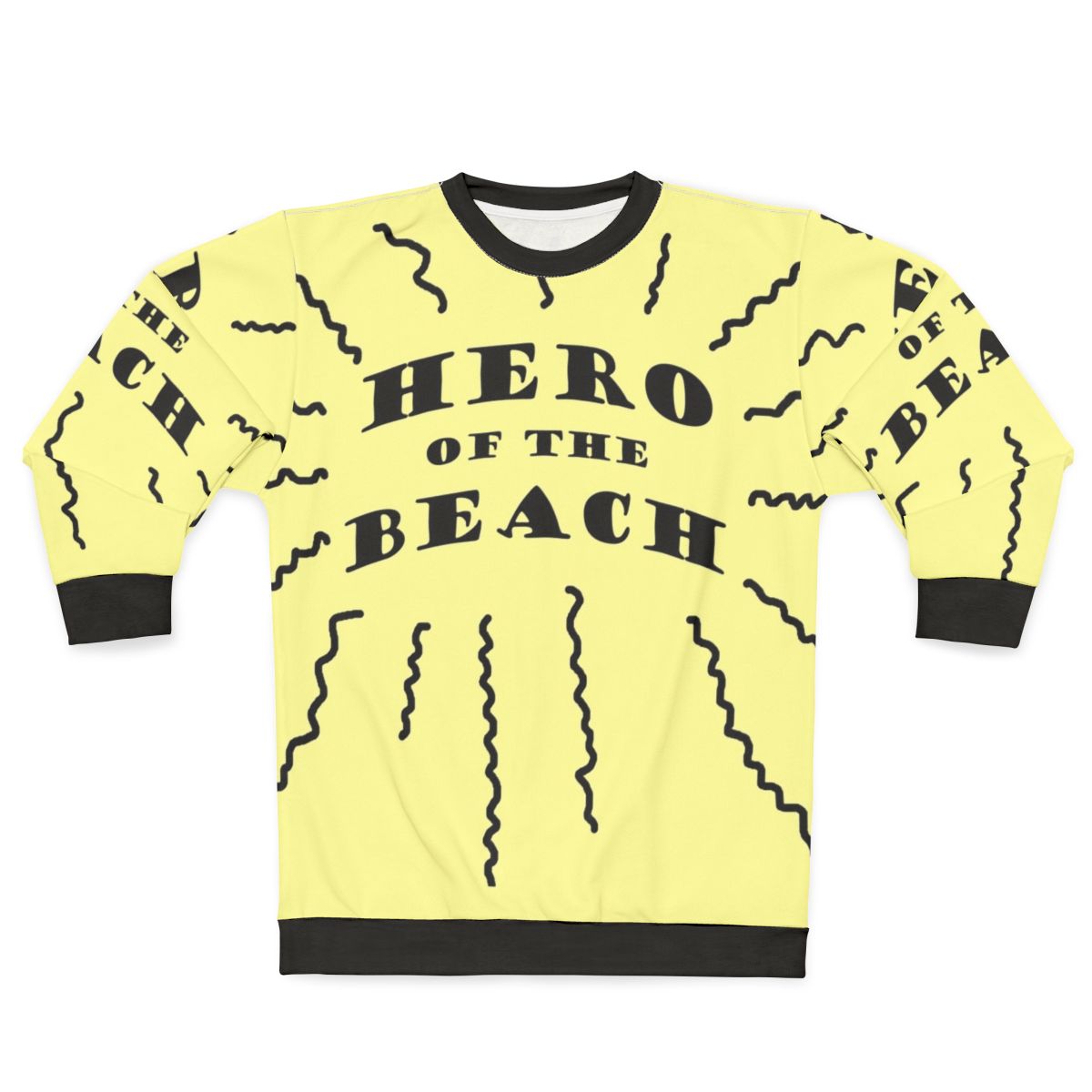 Muscular superhero sweatshirt