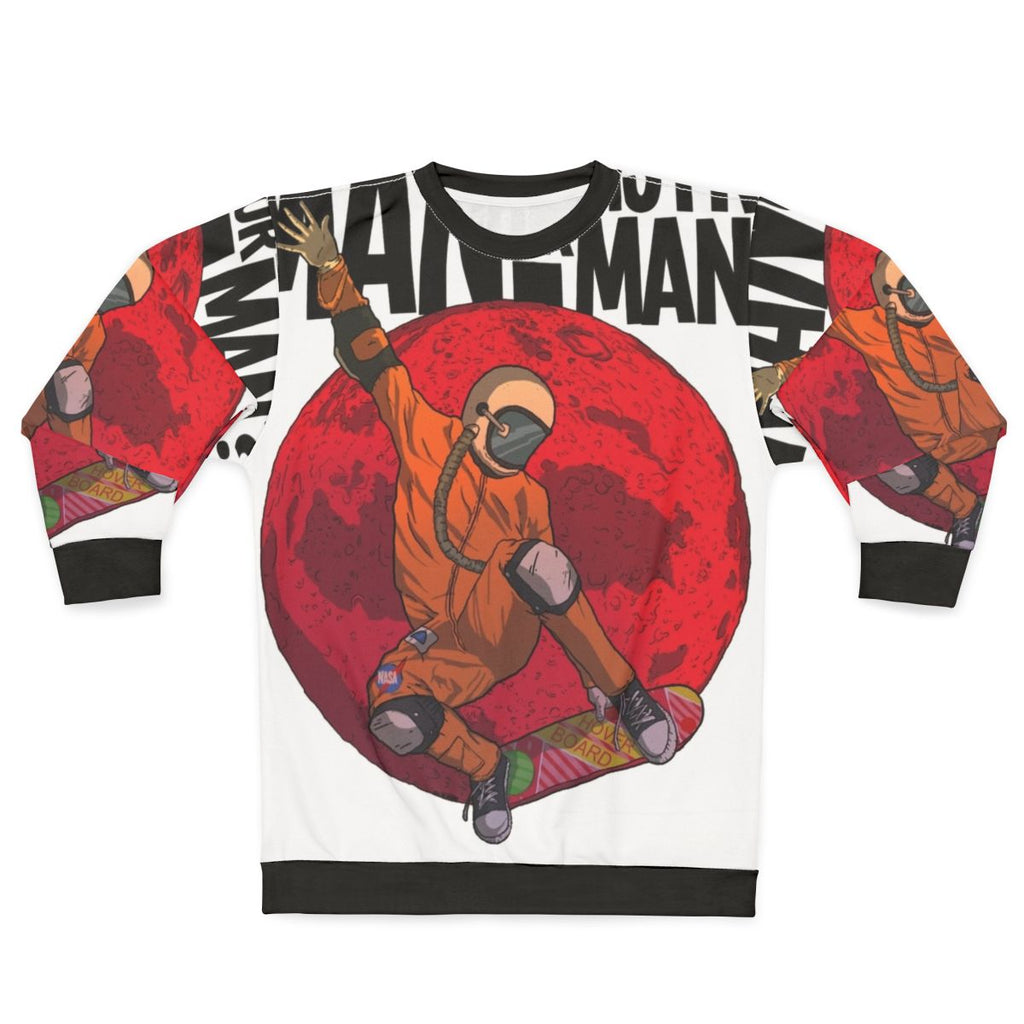 Man Or Astroman Sweatshirt with surf music band logo