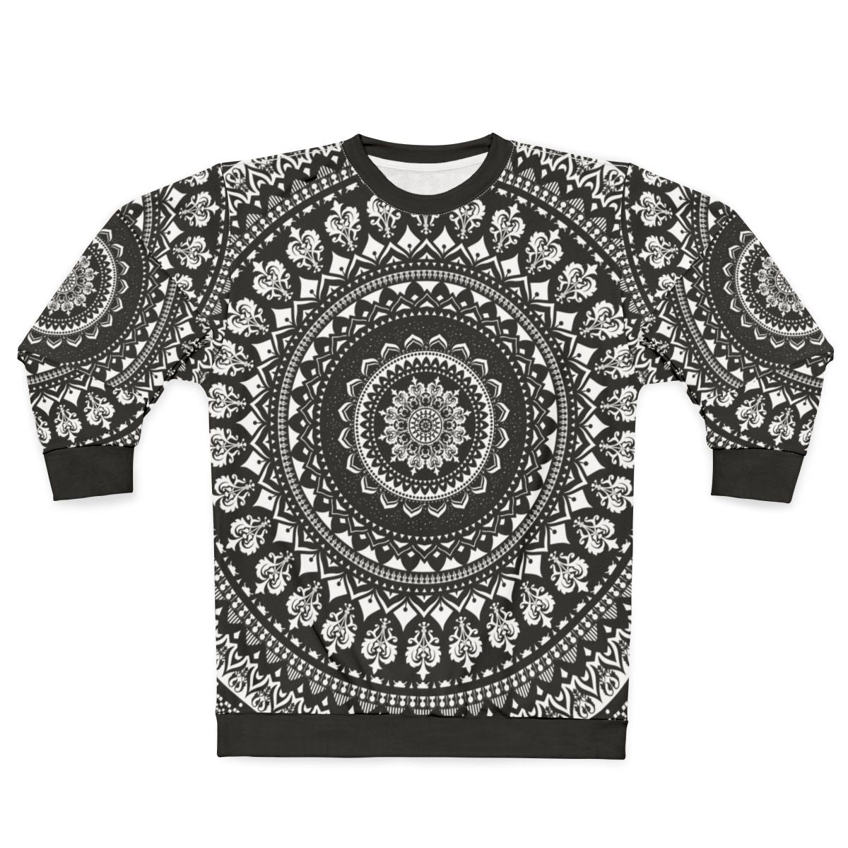 Mandala Monochrome Celestial Sweatshirt