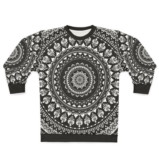 Mandala Monochrome Celestial Sweatshirt